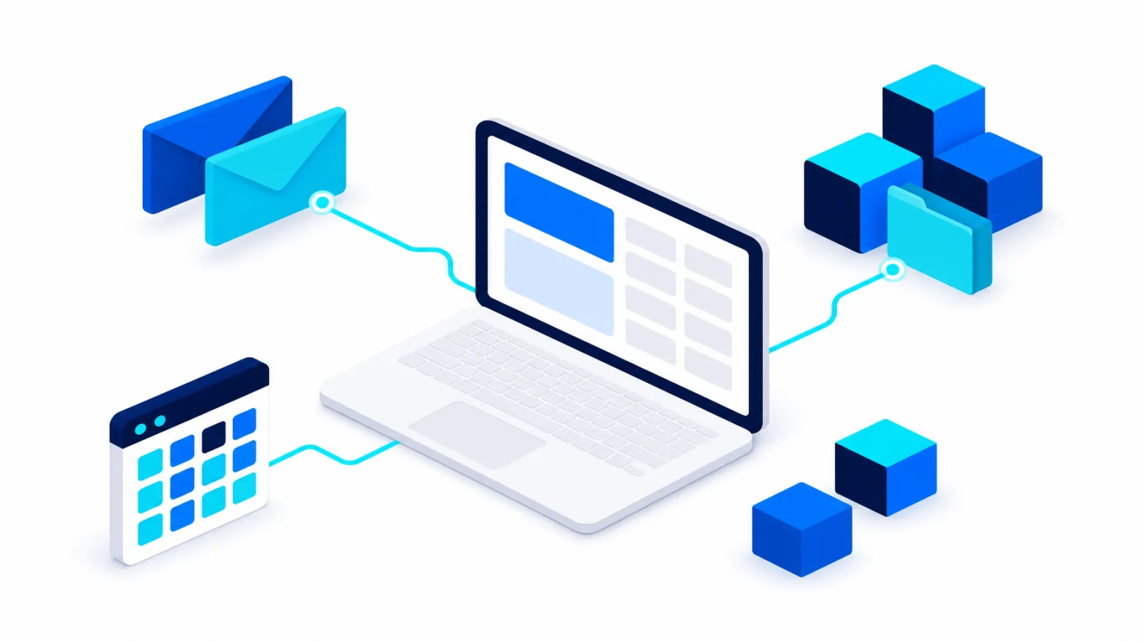 Console d'administration Google, messagerie et espace de fichiers d'entreprise