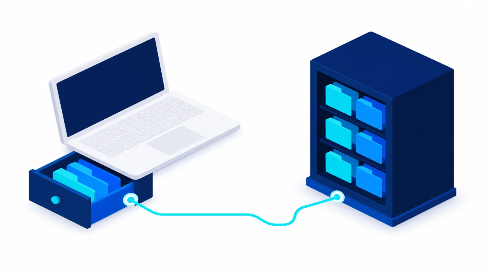 Dossier OneDrive et nuage de synchronisation sur un ordinateur
