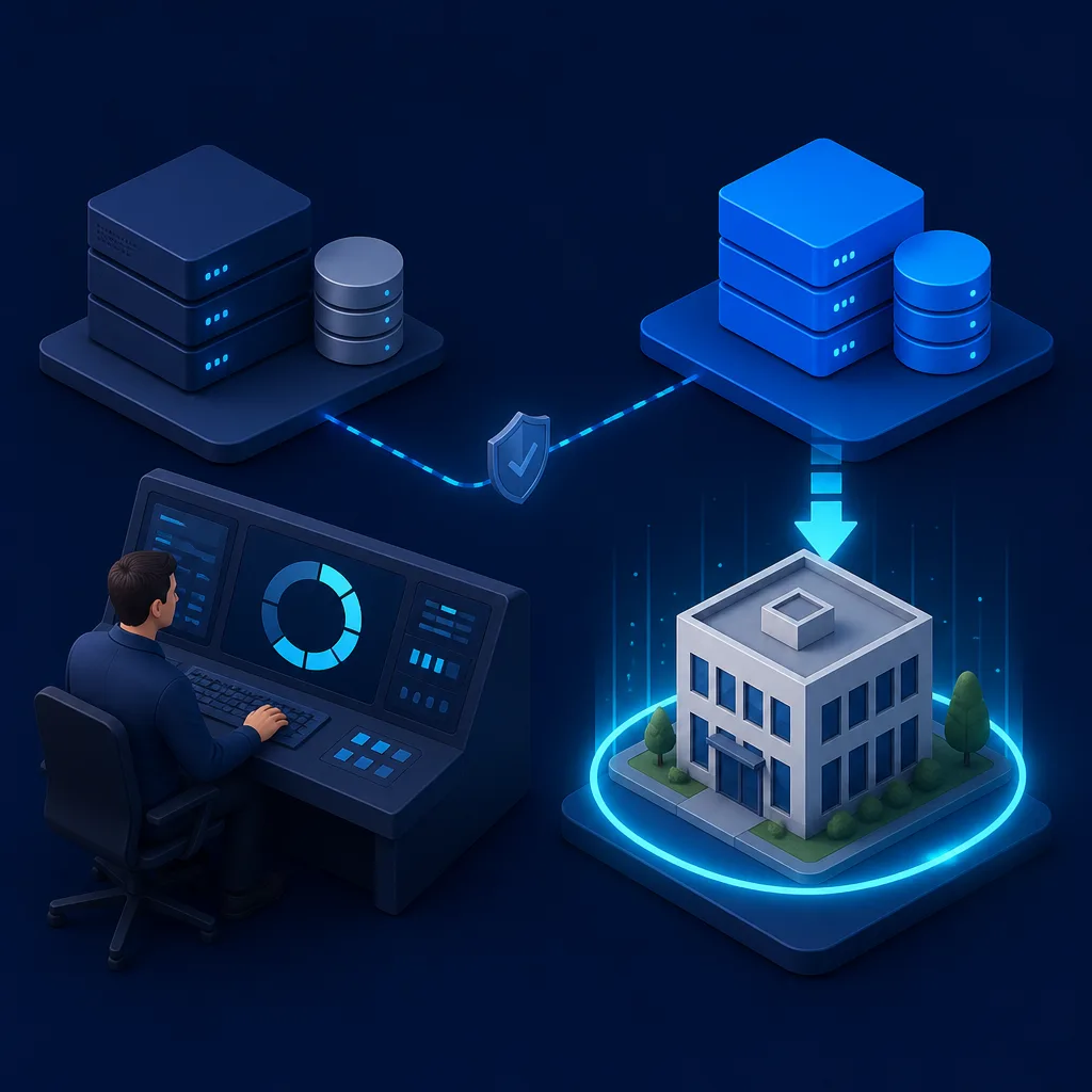 Console de reprise d'activité et copie externalisée